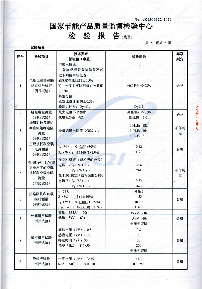 高低压试验报告-S11-1250玛沁玛沁玛沁油浸式变压器-2.jpg